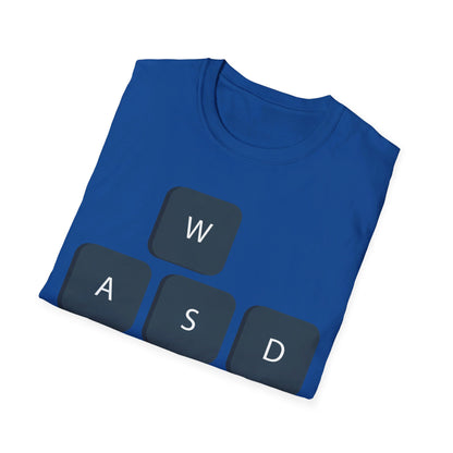 WASD It's What Moves Me Funny Computer Video Games Gamer PC Gaming T-Shirt