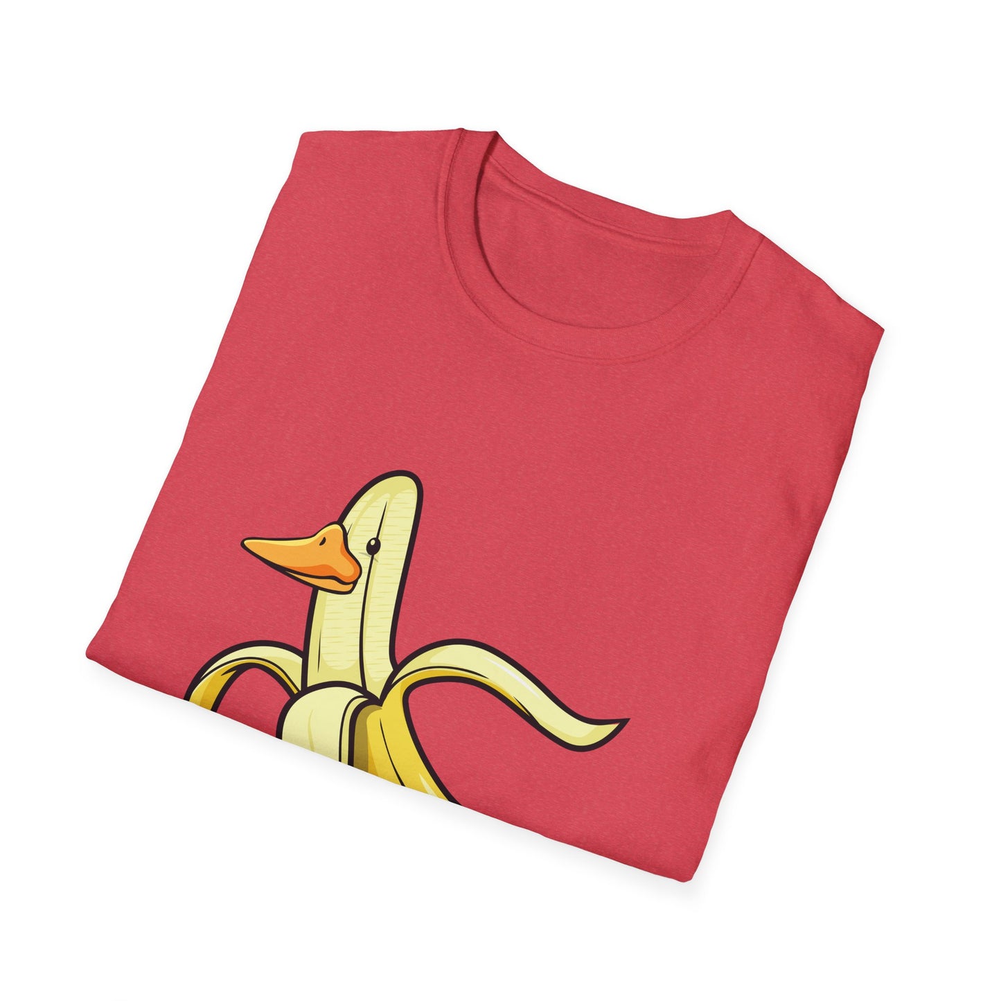 Funny Banana Duck. Anthropomorphic Vegetarian Pet Vegan Fruit Bird Animal