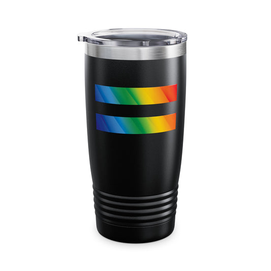 Equal Sign Lesbian Flag Bi  Equality Support LGBT Gay Tumbler For Men Women