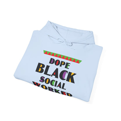 Dope Black Social Worker African American Job Proud Hoodie For Men Women Hoodie