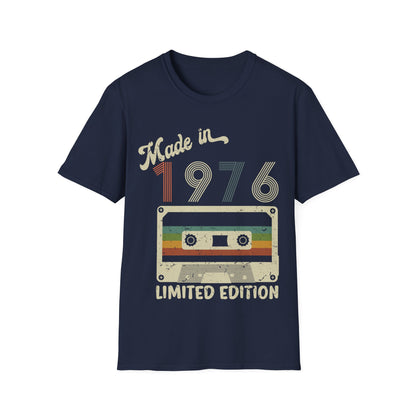 Made In 1976 Limited Edition Funny Cassette Tape Vintage T-Shirt For Men Women