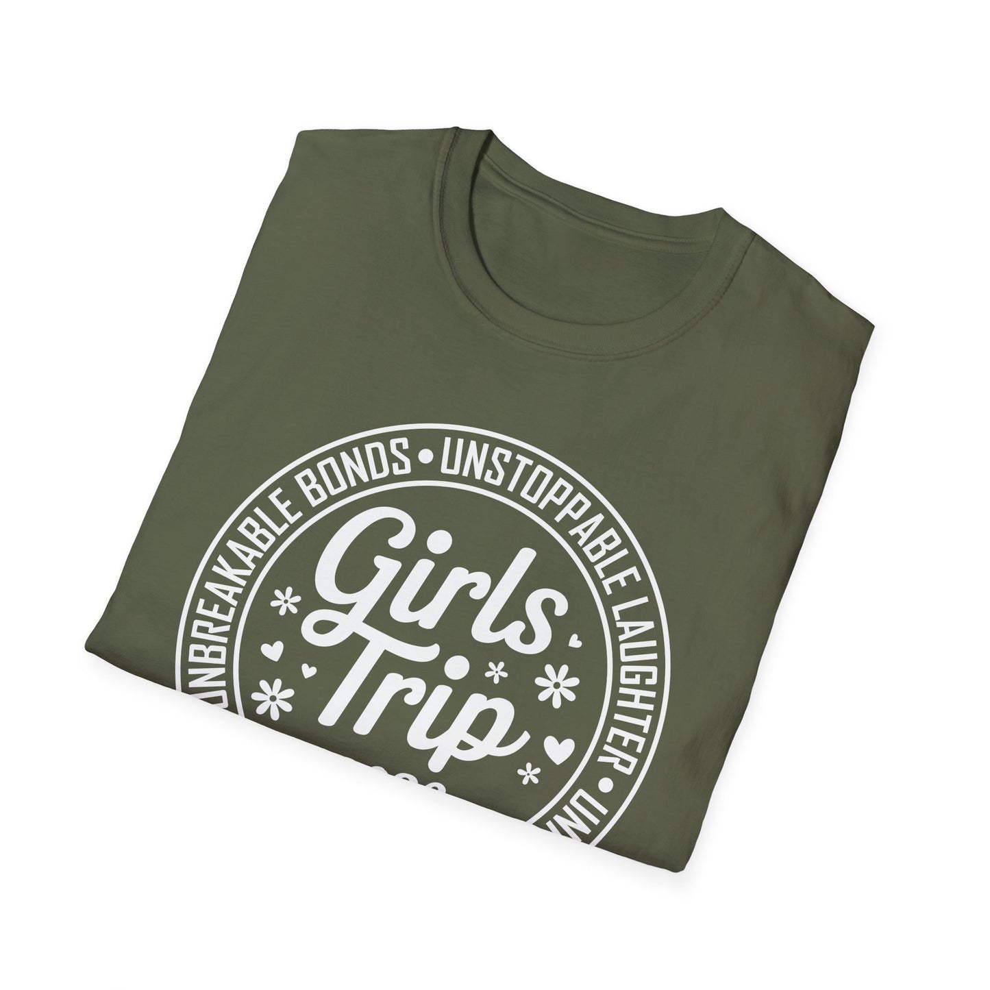 Funny Girls Trip 2026 Friends Weekend Sisters Vacation Matching T-Shirt For Women