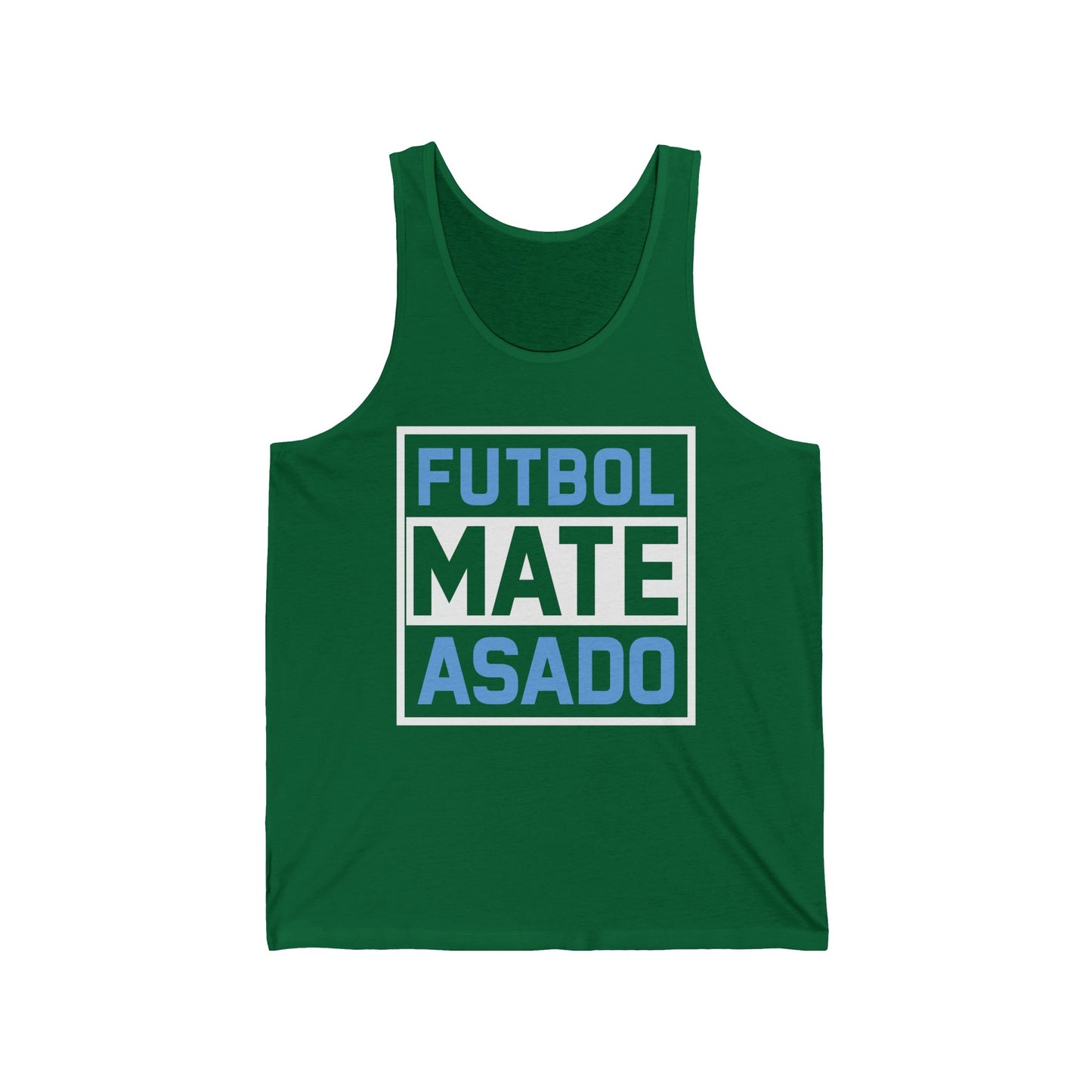 Futbol Mate Asado Argentina Argentinian Flag Pride Vintage Tank Top For Men Women Tank Top