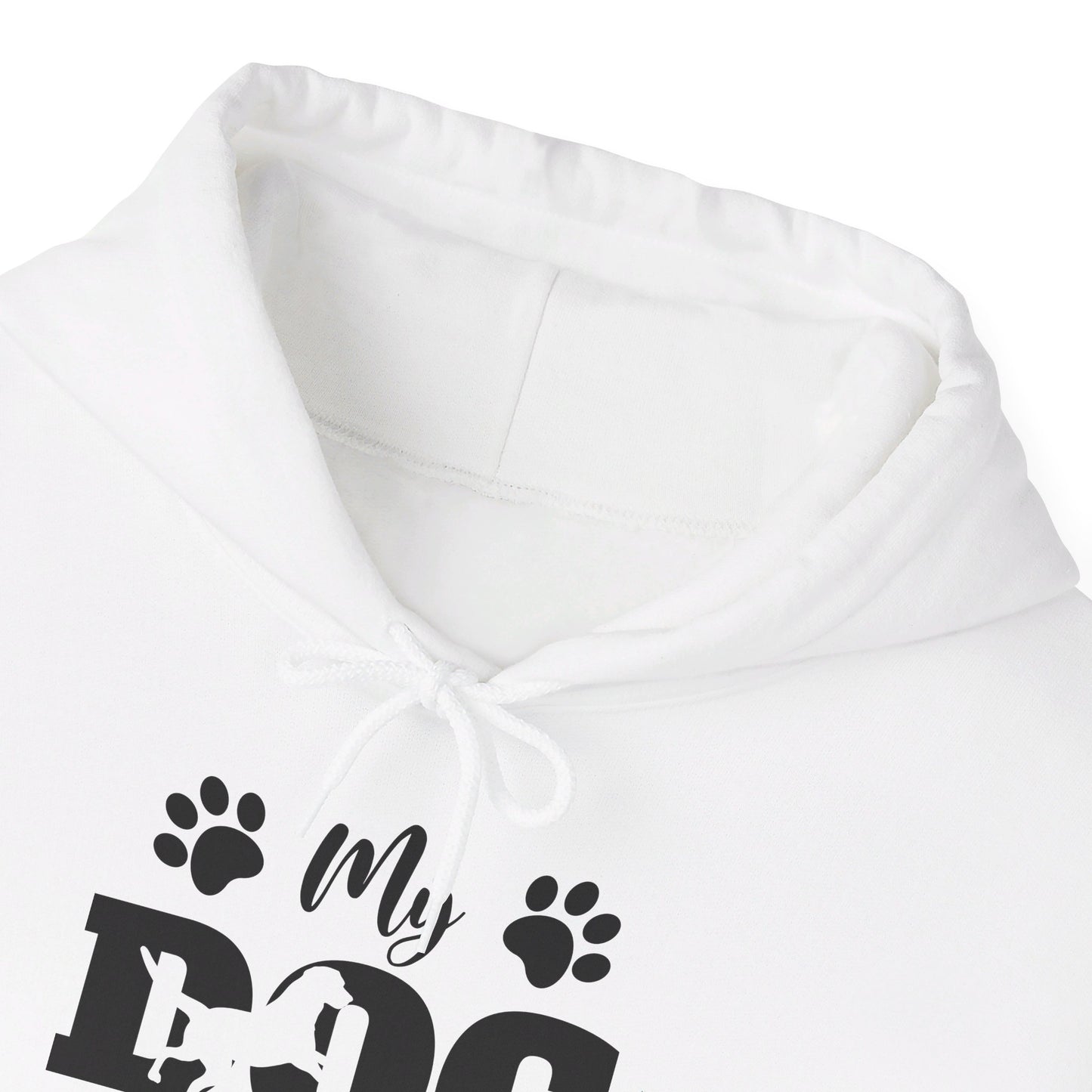 Funny My Dog is My Valentine Dog Lovers Hoodie For Men Women Hoodie