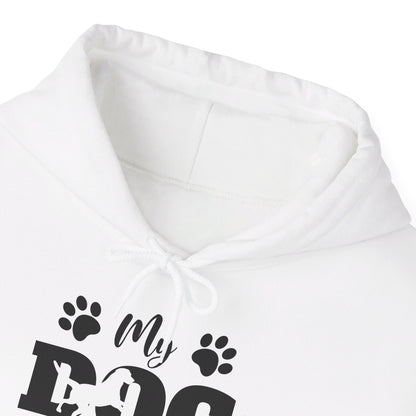 Funny My Dog is My Valentine Dog Lovers Hoodie For Men Women Hoodie