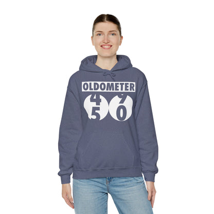 Funny Oldometer Odometer 50th Birthday Gift 50 yrs Old Joke Hoodie For Men Women Hoodie
