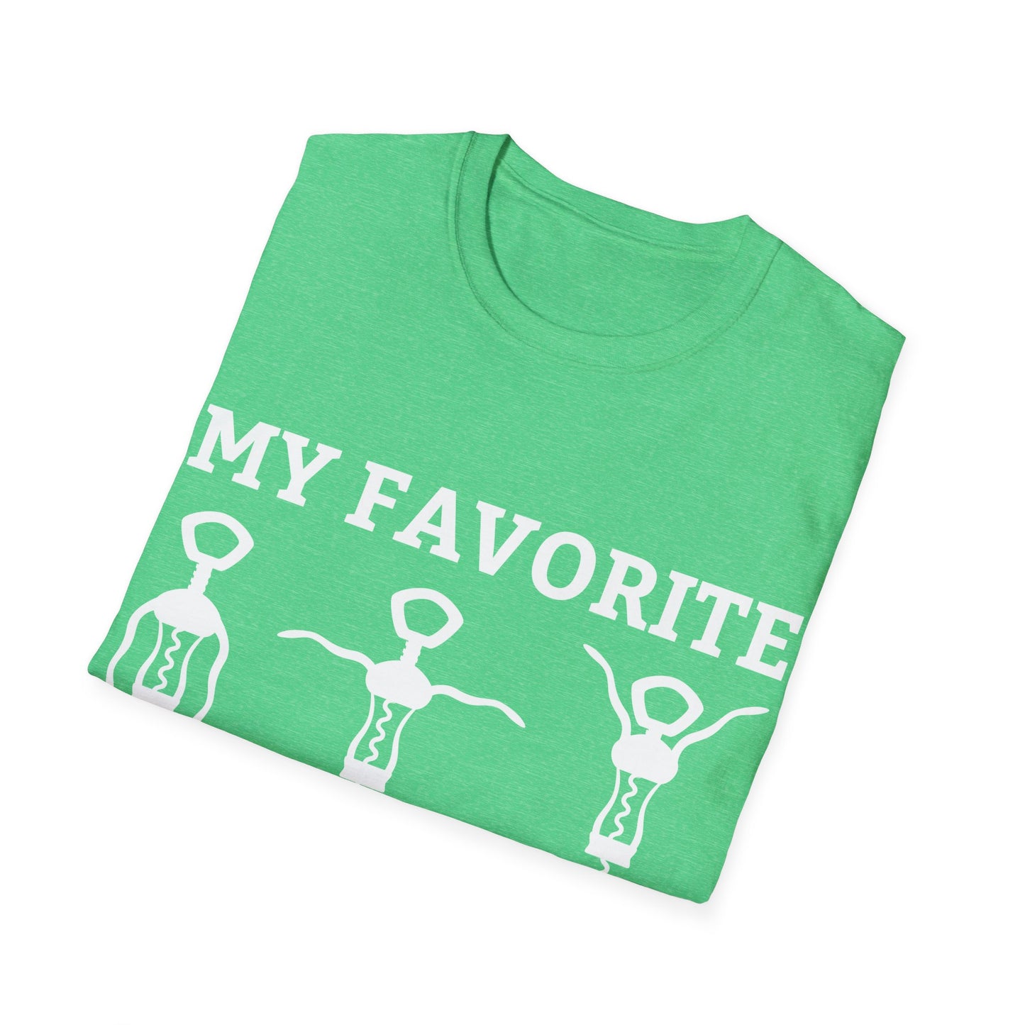 Funny My Favorite Workout Wine Lover Shirt Womens Exercise Tshirt