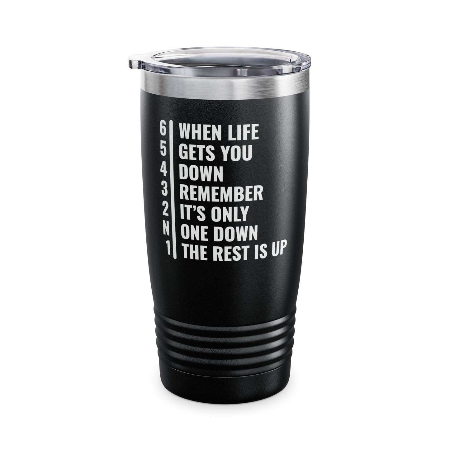 Funny Biker When Life Gets You Down Motorcycle Gear Rider Motercross Tumbler For Men Women Tumbler