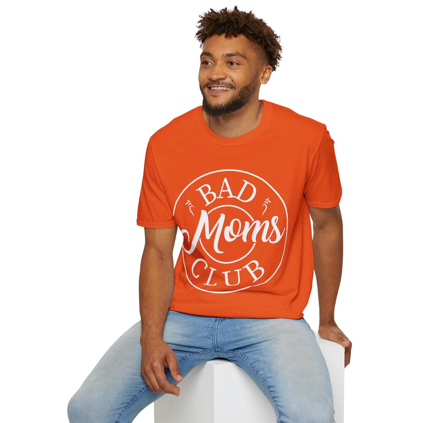 Funny Bad Moms Clubs New Mom Memer Sarcastic Woman Gift T-Shirt