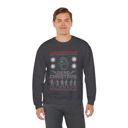 Inspired Merry Christmas The Walking Zombie Face Ugly Funny Dead Christmas Sweatshirt Jumper Xmas Sweater