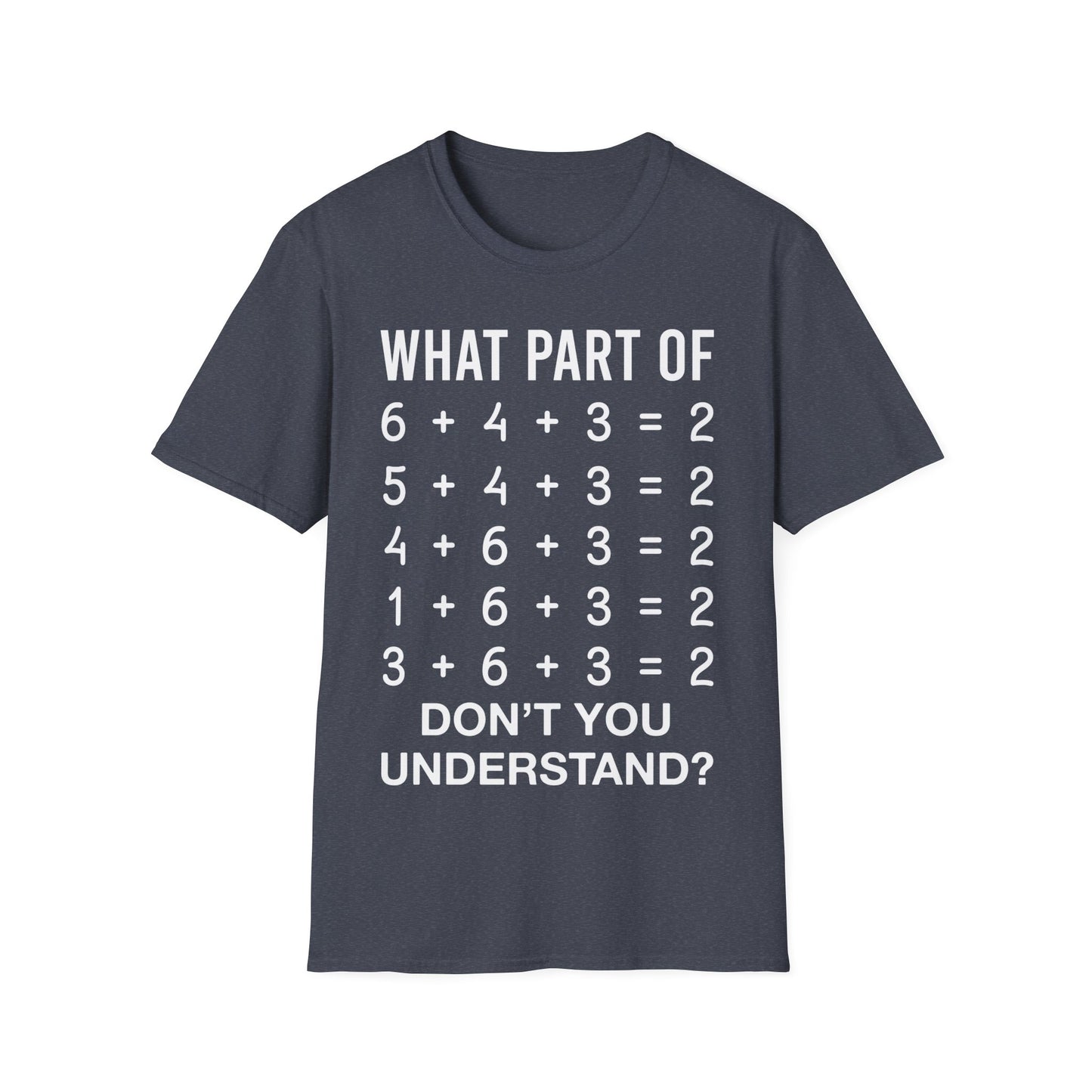 Funny What Part of Baseball Dont You Understand School Team T-Shirt for Men Women