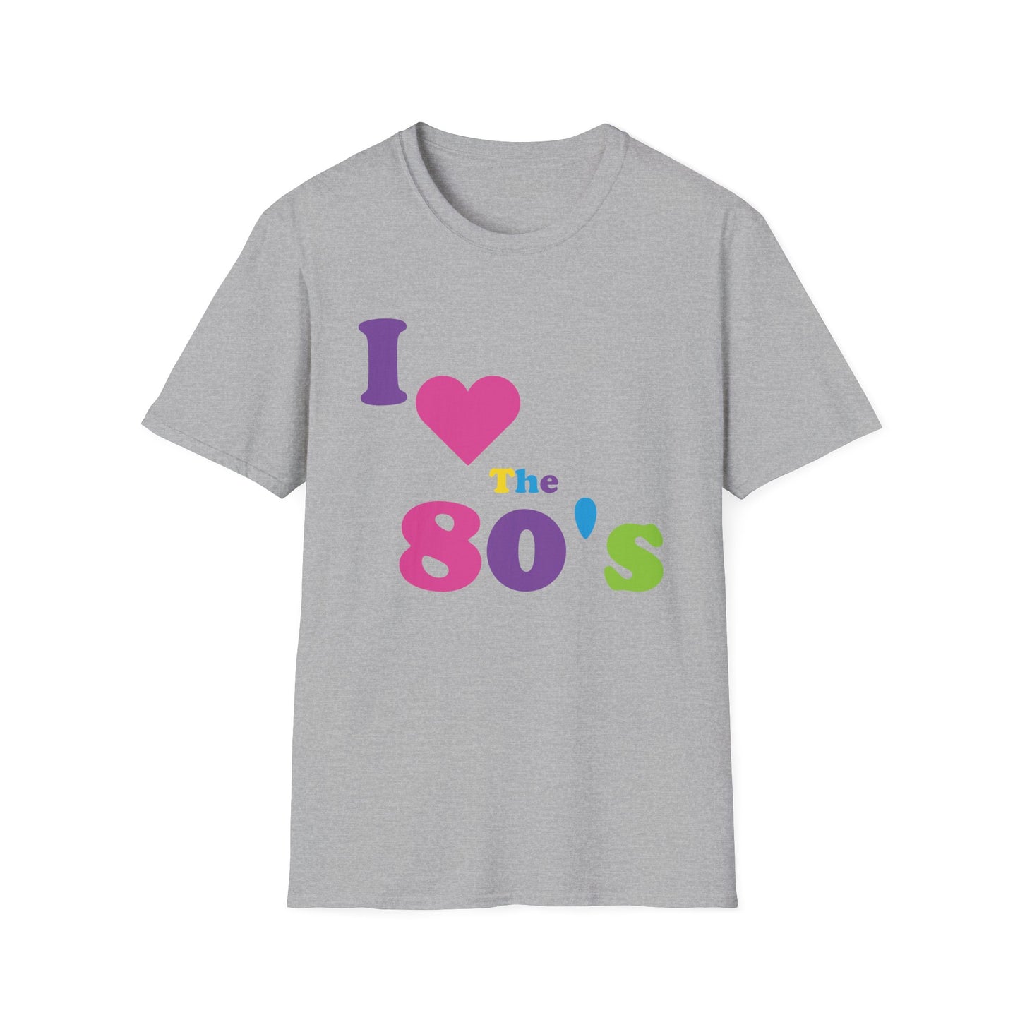 Women I Love The 80s Shirt Disco 80s Costumes Retro T-Shirt