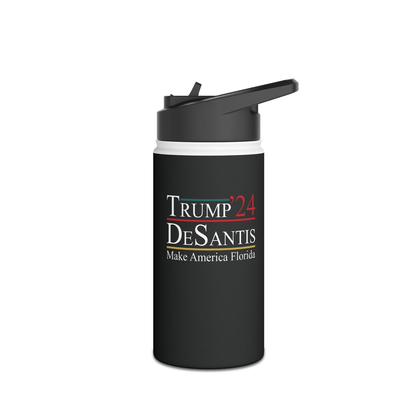 Trump DeSantis 2024 Make America Florida, Election Water Bottles Man Women