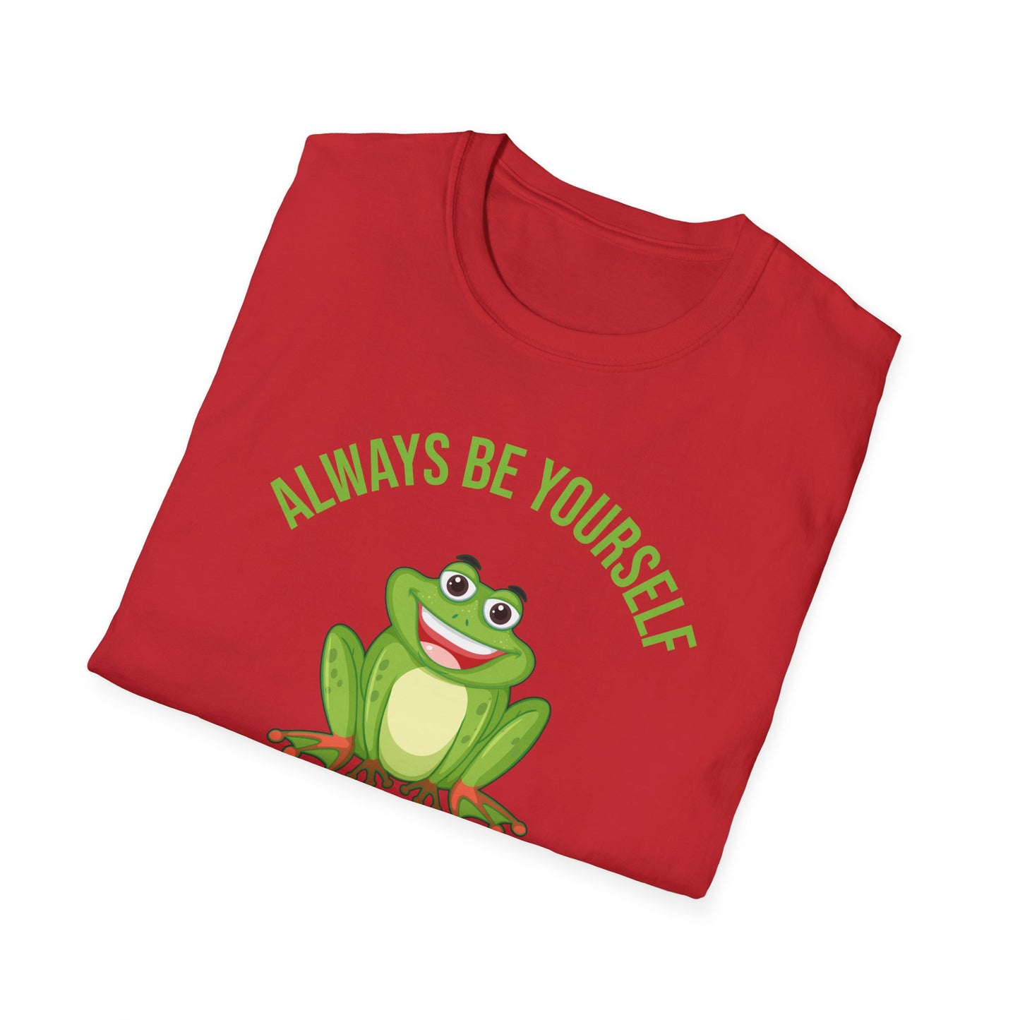 Frog Always Be Yourself Retro Vintage Men Women Amphibian T-Shirt