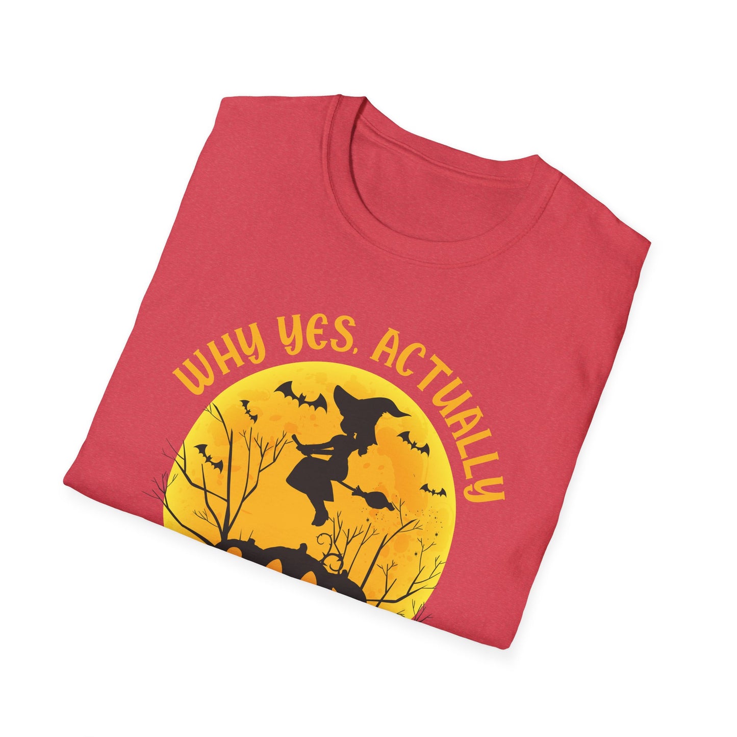 Funny Why Yes Actually I Can Drive A Stick Witch halloween Party T-Shirt Girls