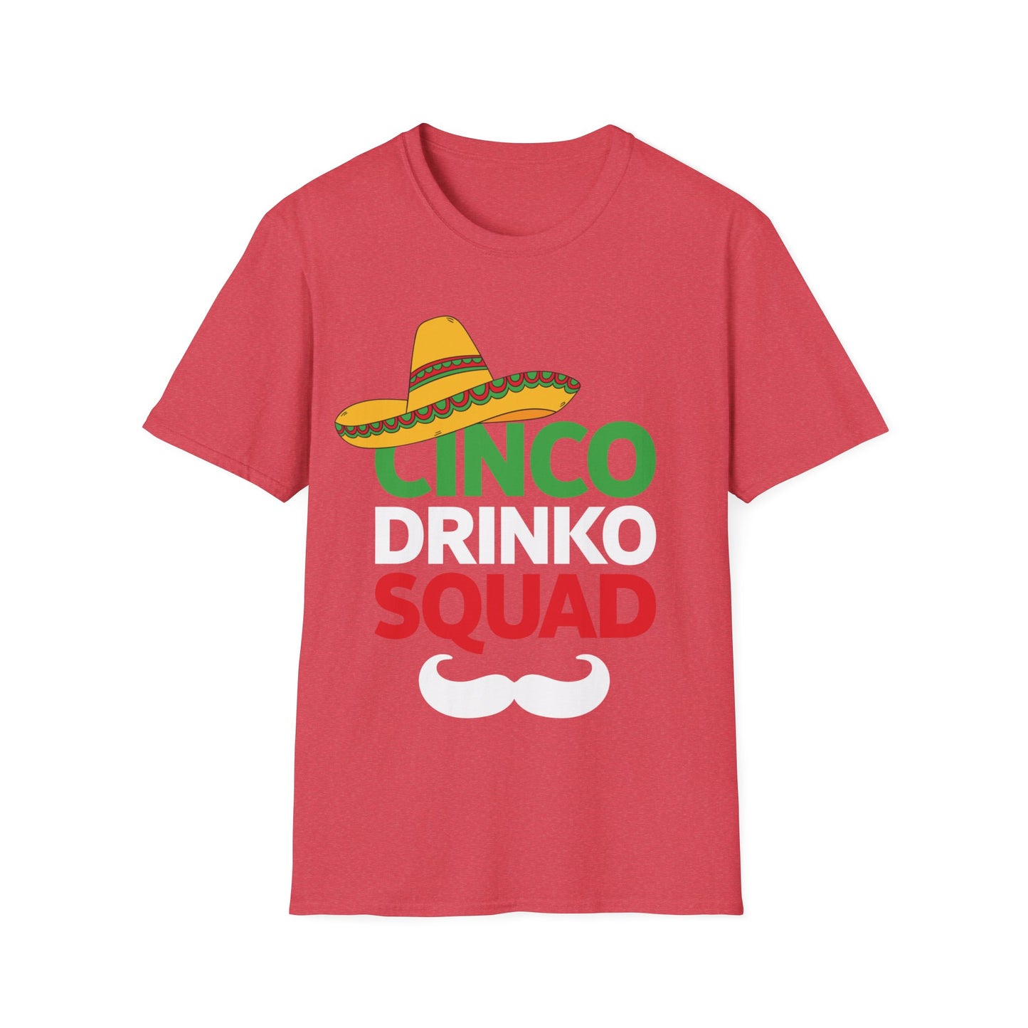 Funny Cinco Drinko Squad Party Mexican Fiesta Cinco de Mayo T-Shirt Men Women