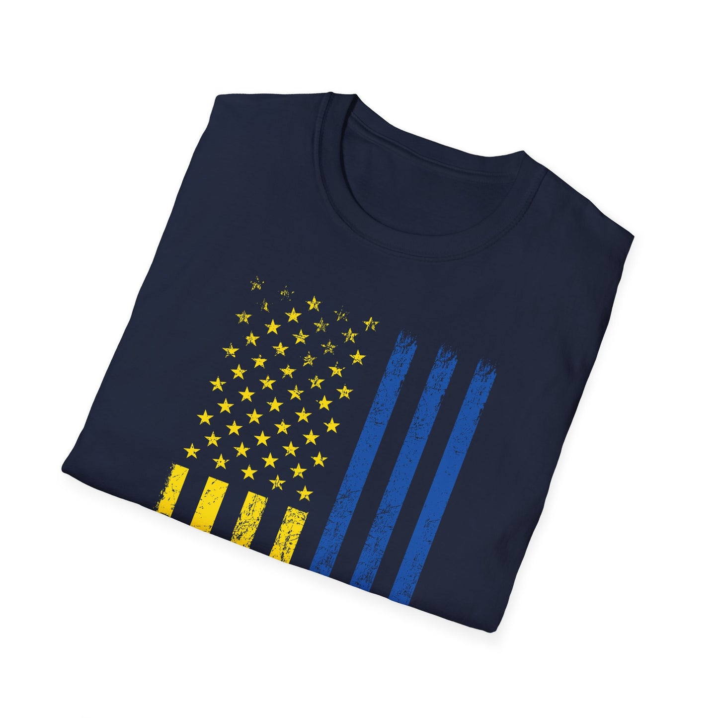 Ukrainian Lover Ukrainian American Flag I Stand With Ukraine T-Shirt