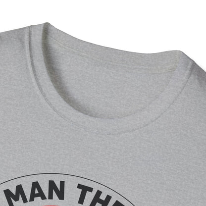 Mens Dad Man The Myth The Fishing Legend Fisherman Vintage Bass Fishing T-Shirt