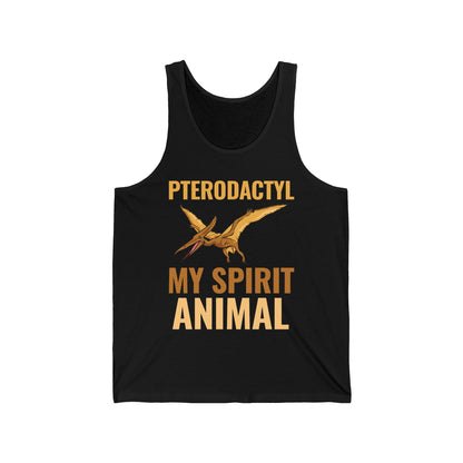 Funny Pterodactyl Is My Spirit Animal Dinosaur Gift Tank Top For Men Women