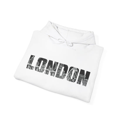 London England Souvenir Flag Phonebooth Double-Decker Bus Hoodie For Men Women Hoodie