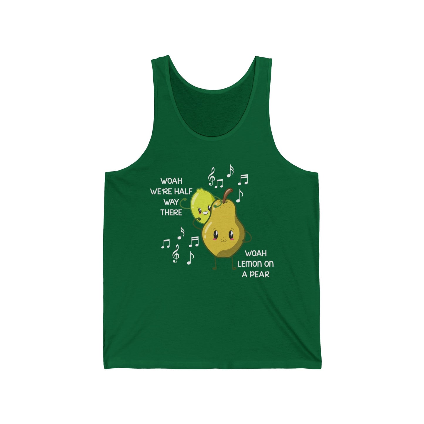 Funny Woah Lemon On A Pear Meme Teacher Foodie Tank Tops For Men Women