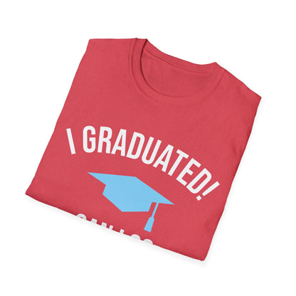 Funny Graduation I Graduated Can I Go Back to Bed Shirt Graduation Present