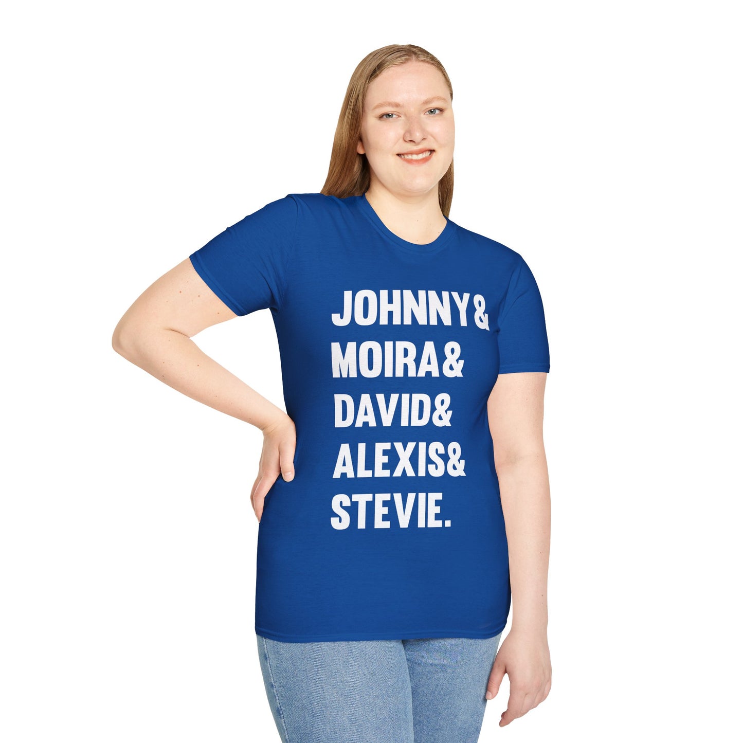 Funny Johnny Moira David Alexis And Stevie Movie TV Series T-Shirt Men Women