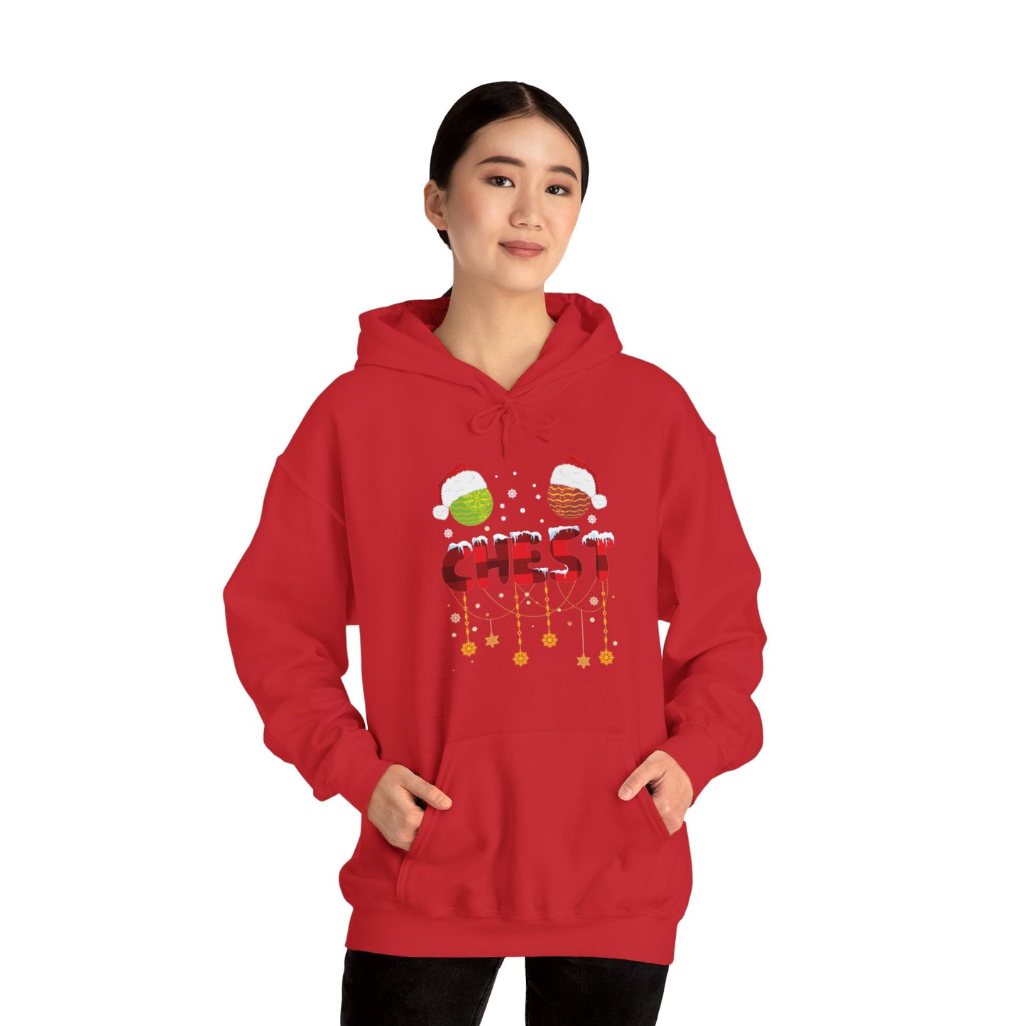 Chest Nuts Matching Chestnuts Funny Christmas Couples Chests Hoodie