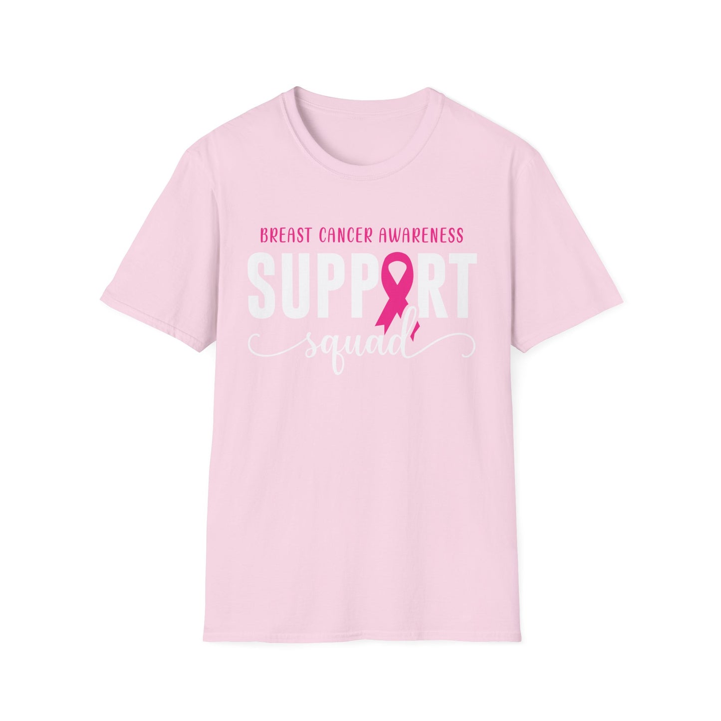 Breast Cancer Shirts Support Squad Tee Breast Cancer Awareness T-Shirt For Men Women