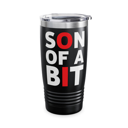 Son Of A Bit Computer Science Binary Code IT Tech Programmer Tumbler