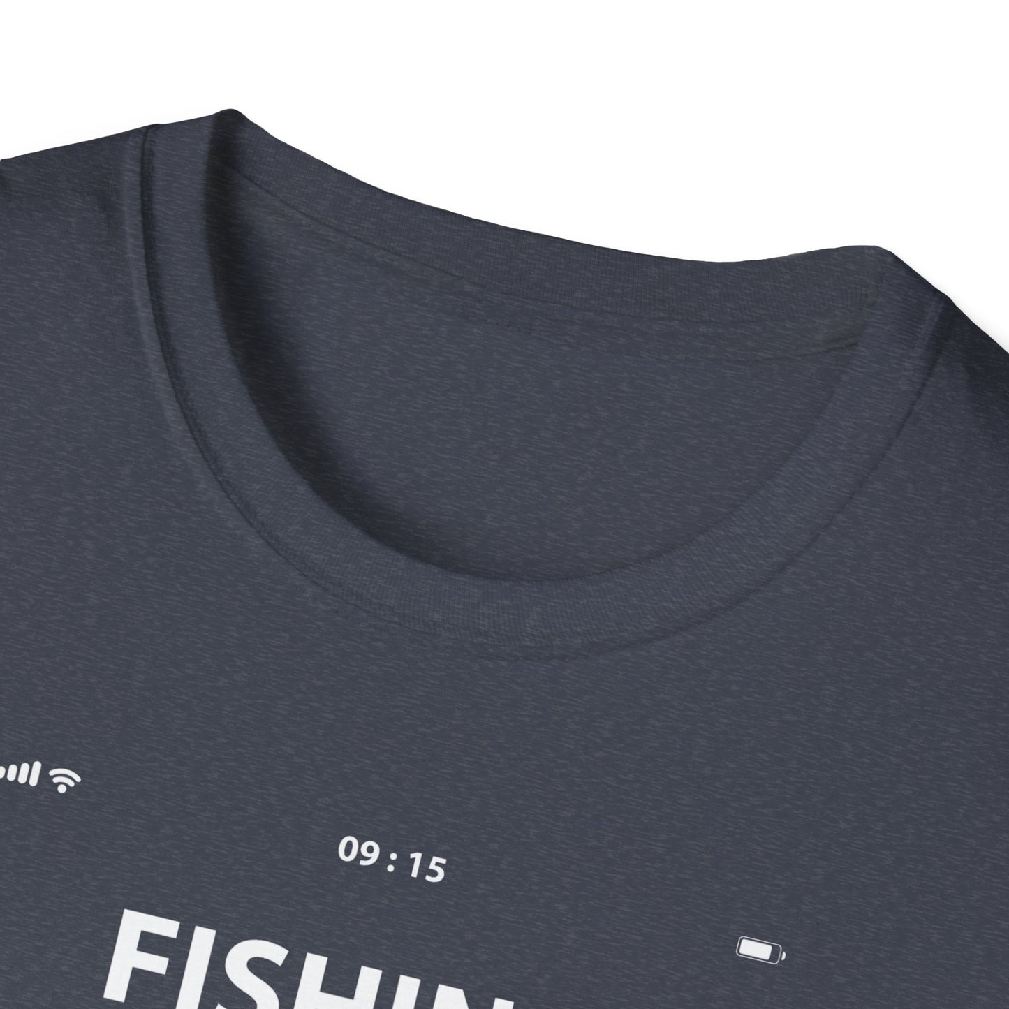 Funny Fishing Is Calling Me T-Shirt Phone Screen Fishing Sailing Rod Tee Top Men