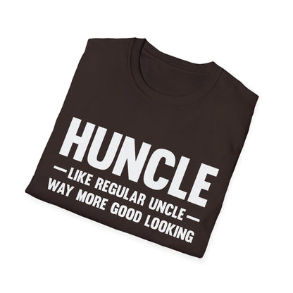 Funny Huncle Family Handsome Uncle Birthday Gift Tshirt Men Women