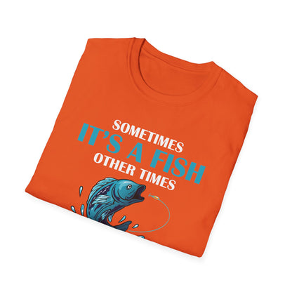 Funny Sometimes It's A Fish, Other Times It's A Buzz But I Always Fishing Fisherman T-Shirt