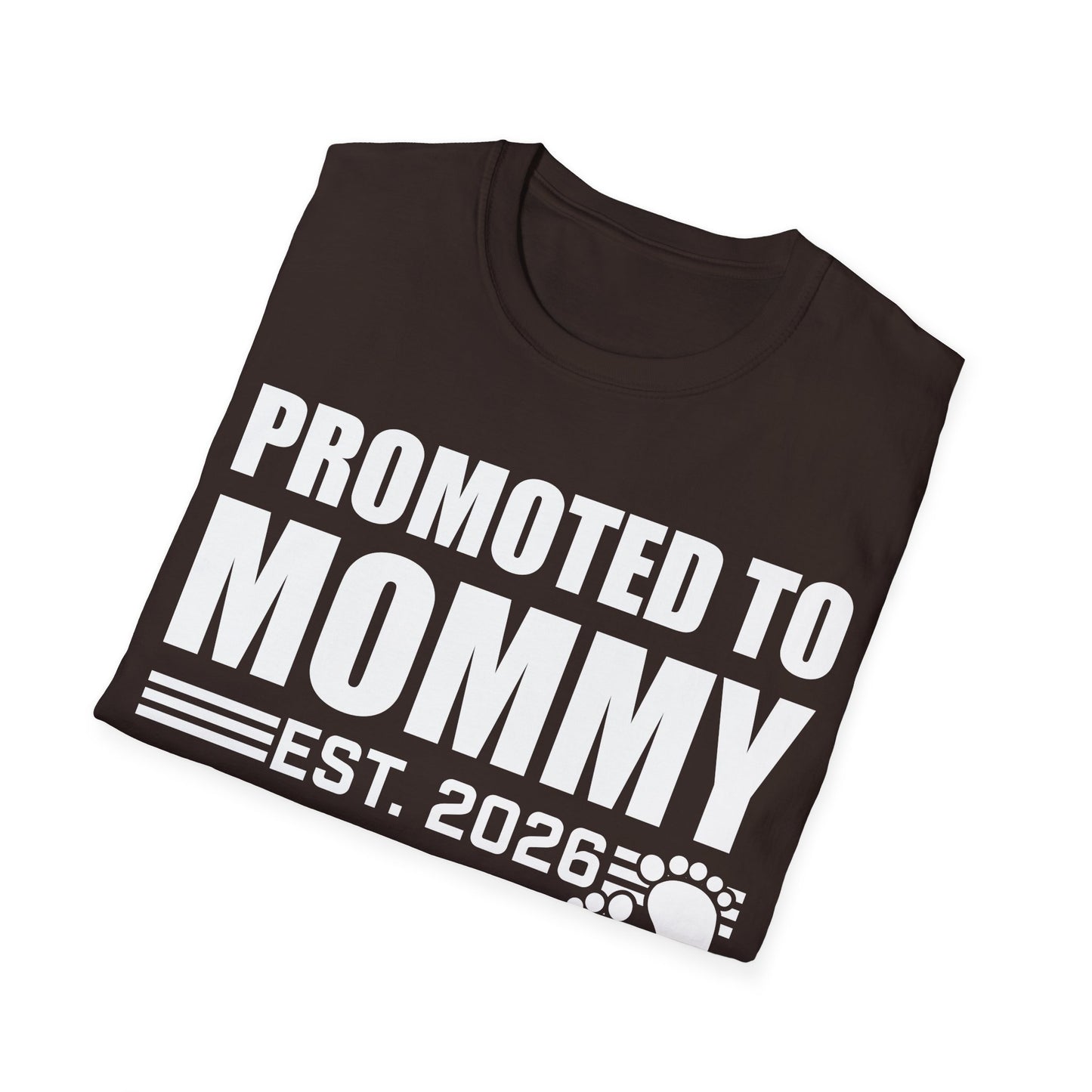 Promoted To Mommy 2026 Pregnancy Announcement Mothers Day Mom To Be T-shirt