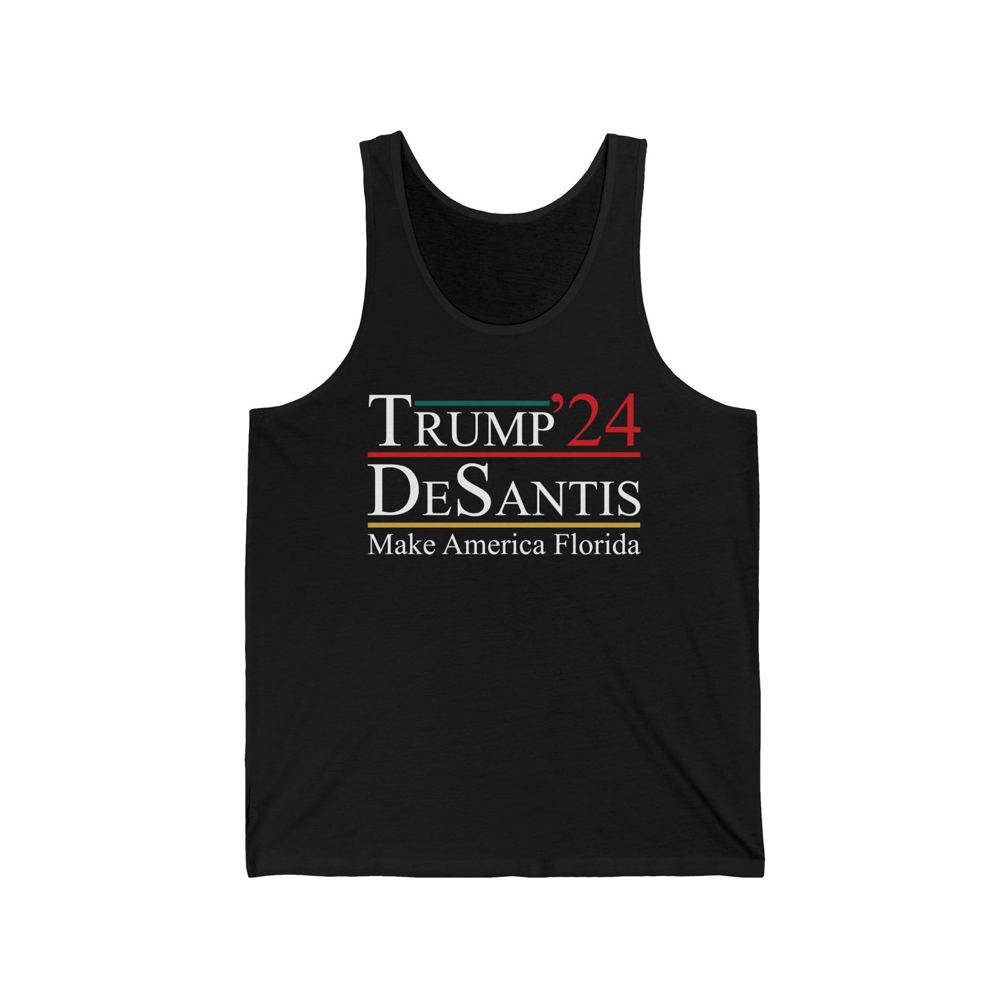 Trump DeSantis 2024 Make America Florida, Election Tank Top Man Women