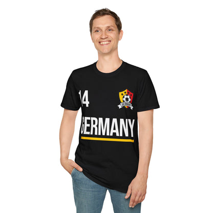 Germany Soccer Jersey Tee Flag Football Champions 2014 Gift T-Shirt
