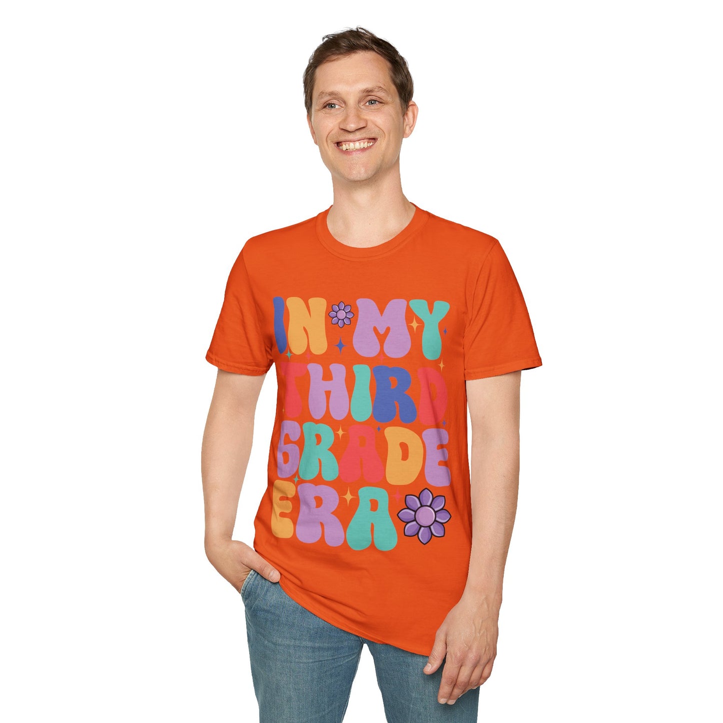 Funny In My 3rd Grade Era Back to School In My Third Grade Era T-Shirt For Men Women T-Shirt