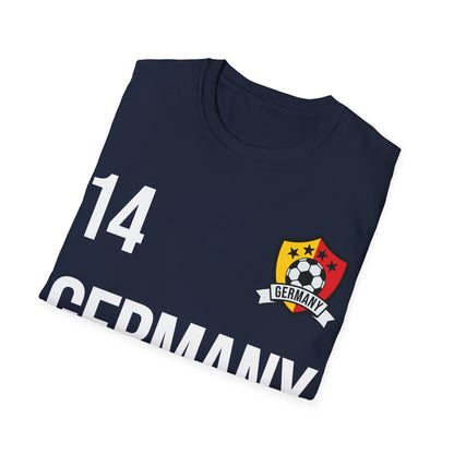 Germany Soccer Jersey Tee Flag Football Champions 2014 Gift T-Shirt