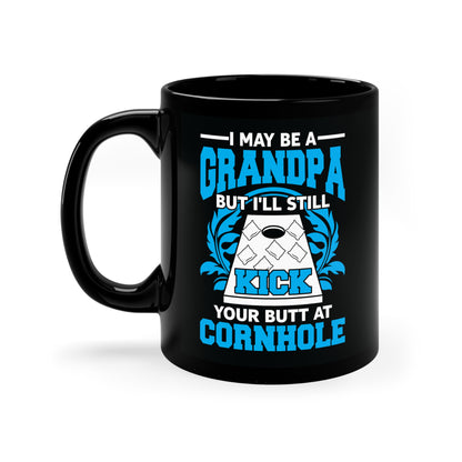 Funny Cornhole Grandpa Cornhole Grandfather Funny Coffee Mug