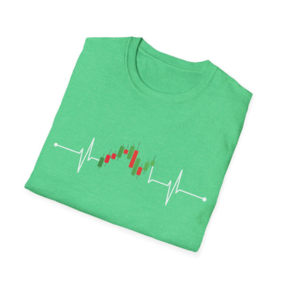 Stock Investor Heartbeat Stocks Traders Gift T-Shirt Men Women