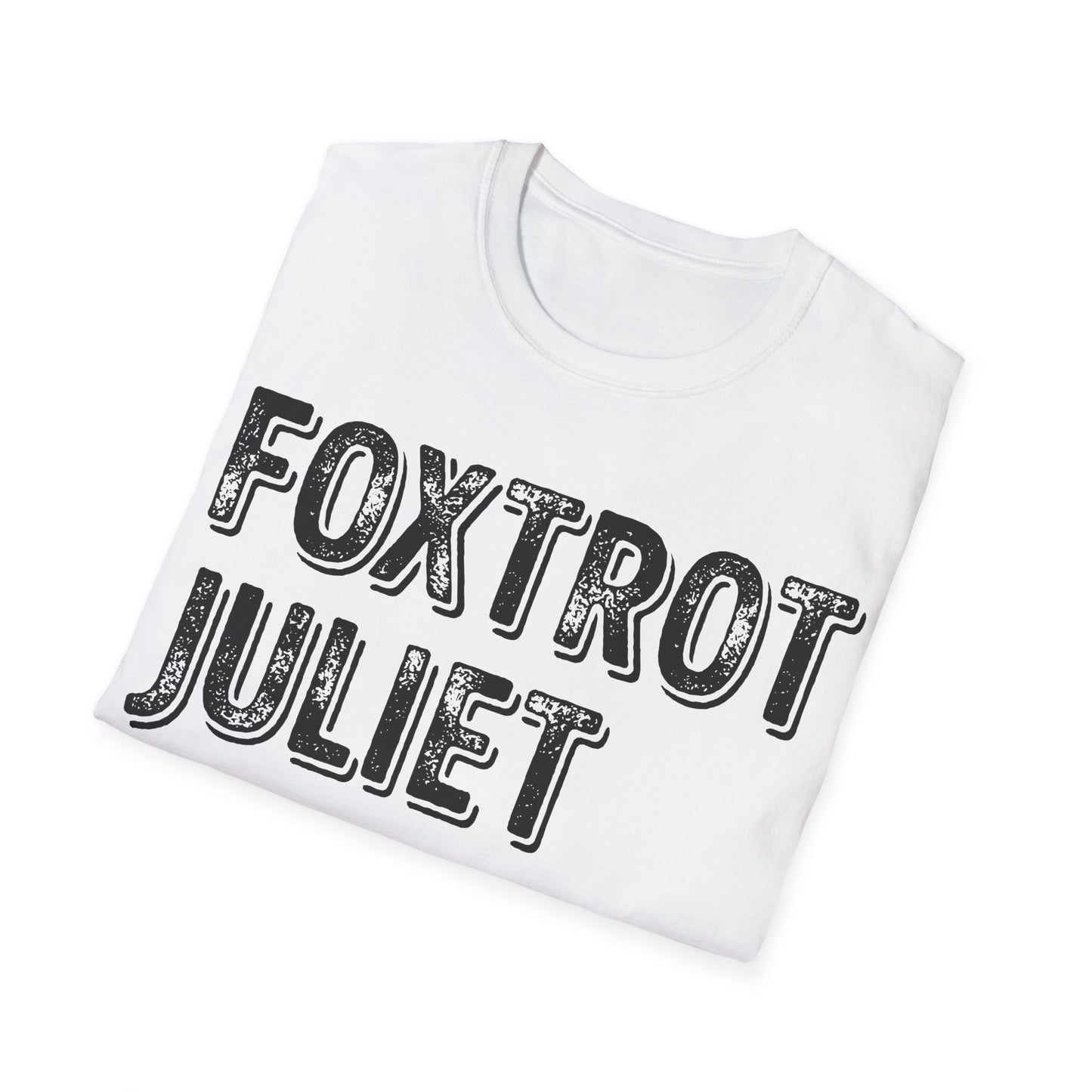 Retro Vintage Foxtrot Juliet Bravo T-Shirt For Men Women