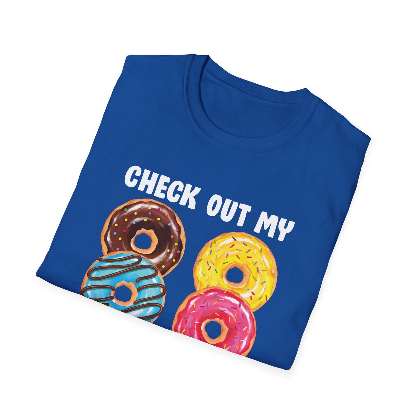 Funny Check Out My Six Pack Donut Gym Foodie T-Shirt