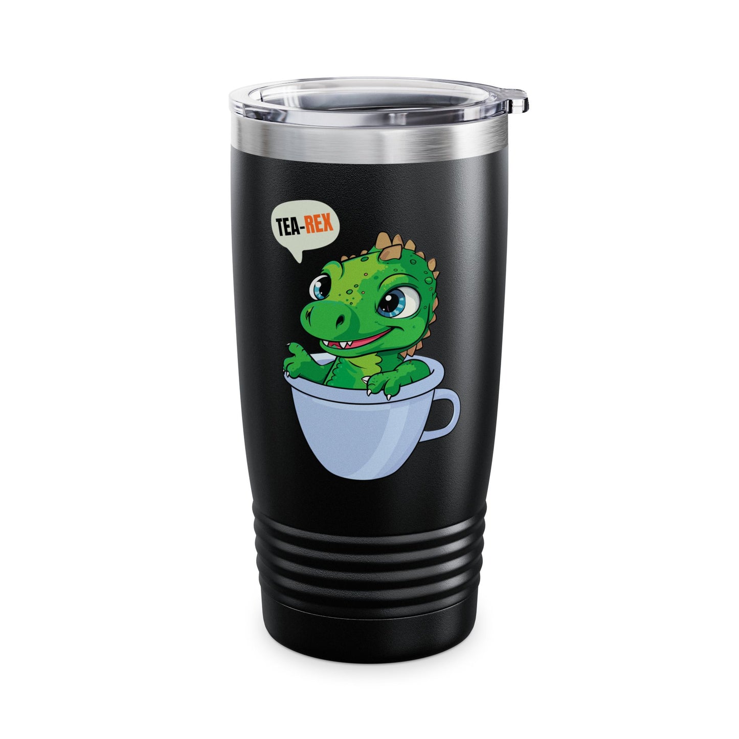 Tea-Rex In A Cup Cute T-Rex Dinosaur Kawaii Coffee Tea Funny Dino Pun Tumbler For Men Women Tumbler