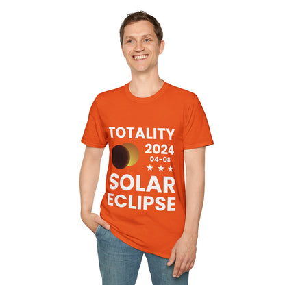 Totality Solar Eclipse 2024 America Retro Total Eclipse T-Shirt For Men Women T-Shirt