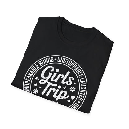 Funny Girls Trip 2026 Friends Weekend Sisters Vacation Matching T-Shirt For Women
