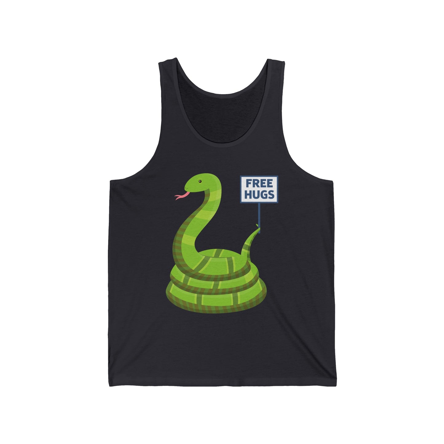 Funny Free Hugsss Cute Snake Hug Lovers Sarcastic Tank Top For Men Women Travelers