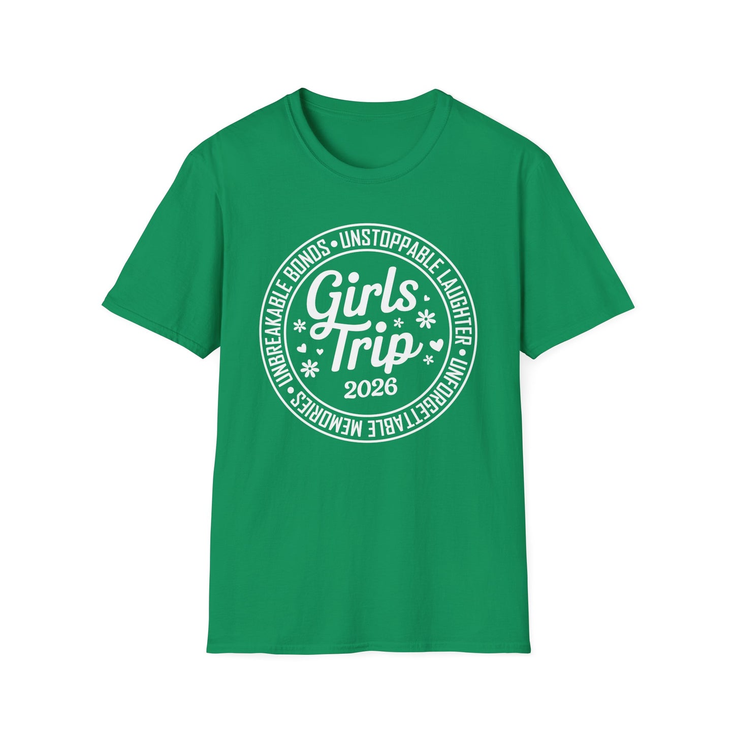 Funny Girls Trip 2026 Friends Weekend Sisters Vacation Matching T-Shirt For Women