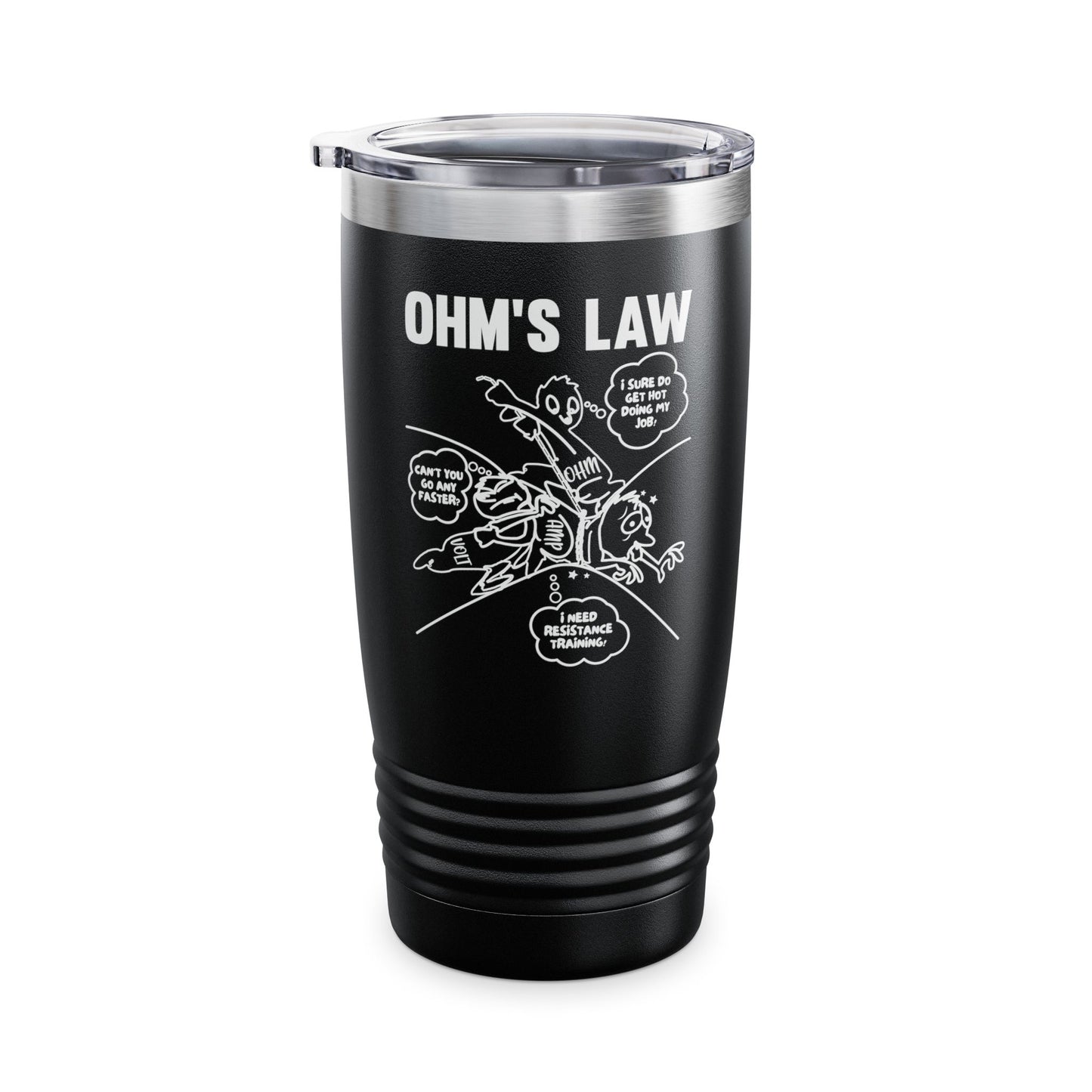 Ohms Law Funny Electrical Electronics Engineer Tumbler Funny Tumbler