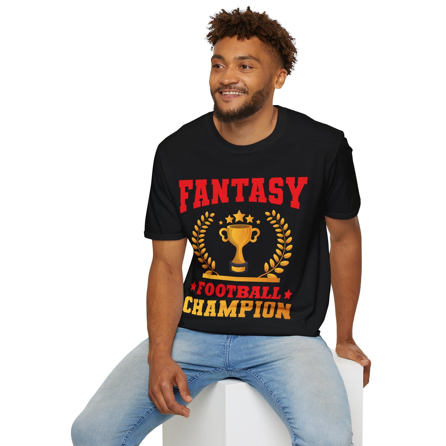 Funny Fantasy Football League Champion Footballer T-Shirt Men Women