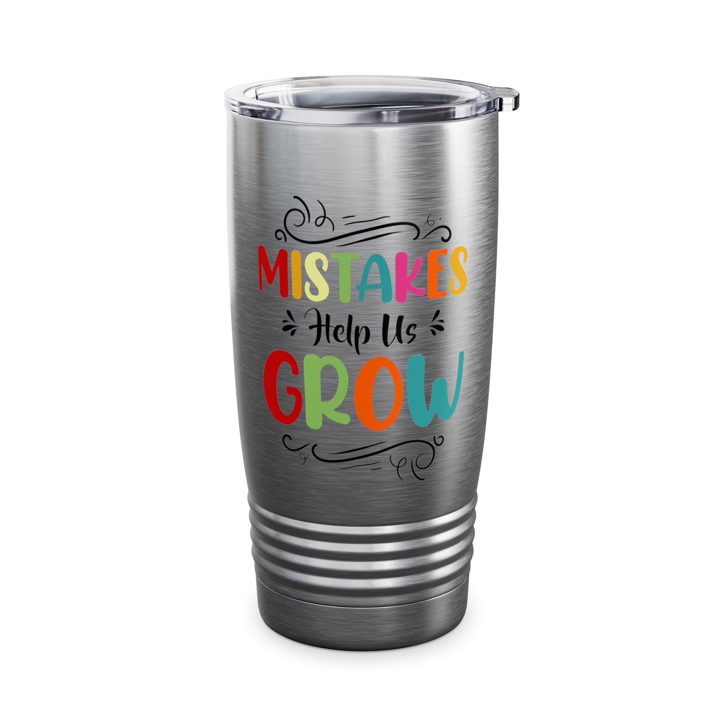 Mistakes Help Us Grow Teacher Student Funny Back To School Tumbler